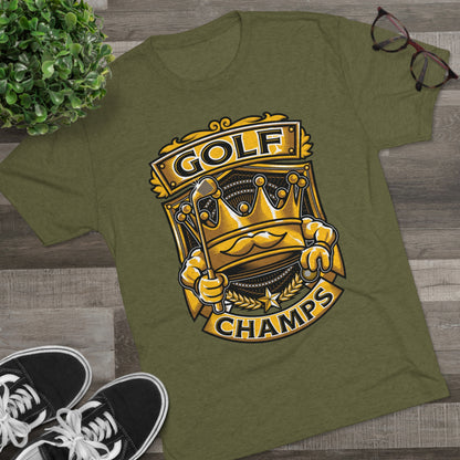 GOLF CHAMPS  - PREMIUM SOFT - Unisex Tri-Blend Crew Tee (Next Level 6010)