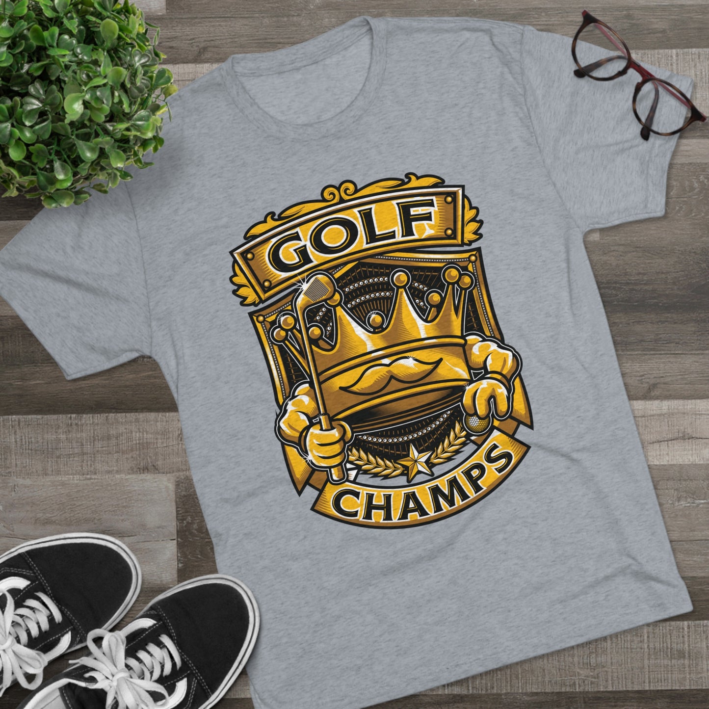 GOLF CHAMPS  - PREMIUM SOFT - Unisex Tri-Blend Crew Tee (Next Level 6010)