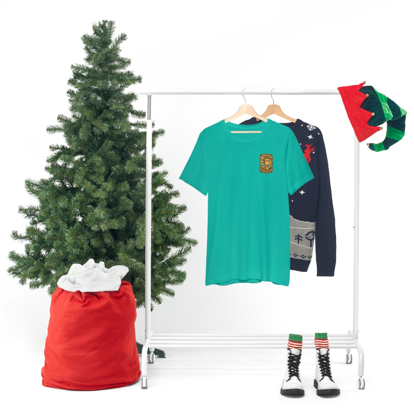 Mom Champs (Gold -Front & Back)! Unisex Jersey Short Sleeve Tee (Bella+Canvas)