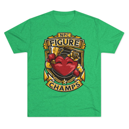 NPC FIGURE CHAMPS  - PREMIUM SOFT - Unisex Tri-Blend Crew Tee (Next Level 6010)