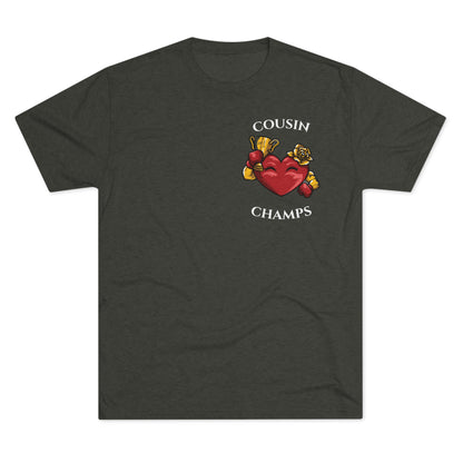 COUSIN CHAMPS  - PREMIUM SOFT - Unisex Tri-Blend Crew Tee (Next Level 6010)