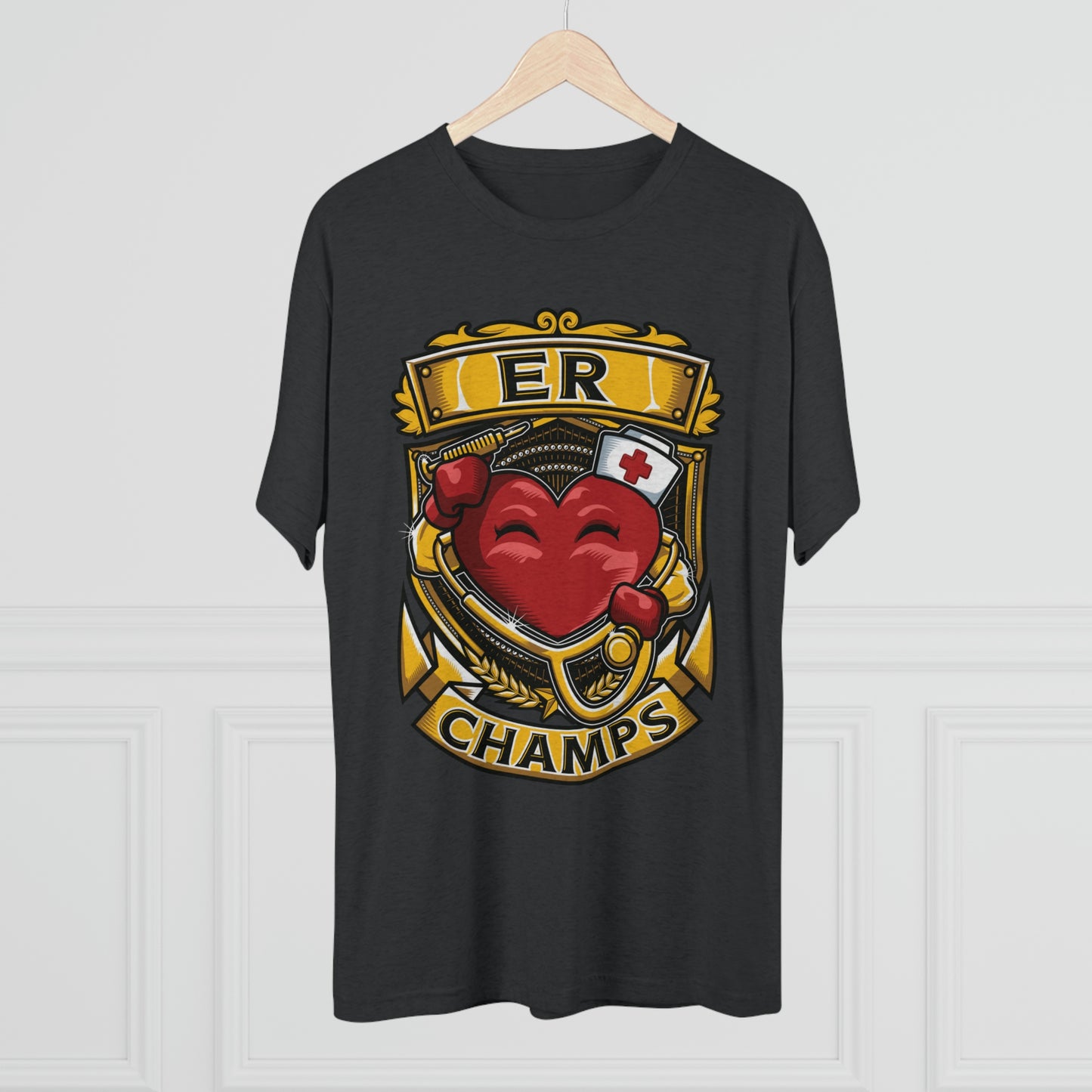 ER CHAMPS - PREMIUM SOFT - Unisex Tri-Blend Crew Tee (Next Level 6010)