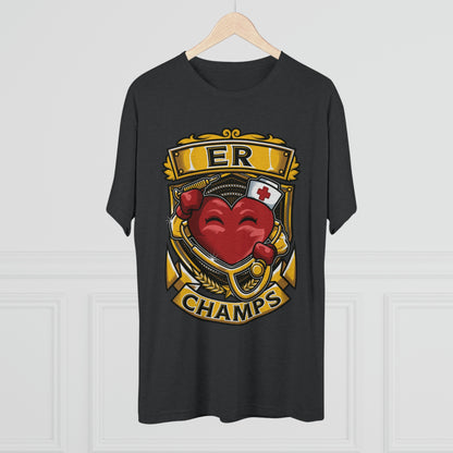 ER CHAMPS - PREMIUM SOFT - Unisex Tri-Blend Crew Tee (Next Level 6010)
