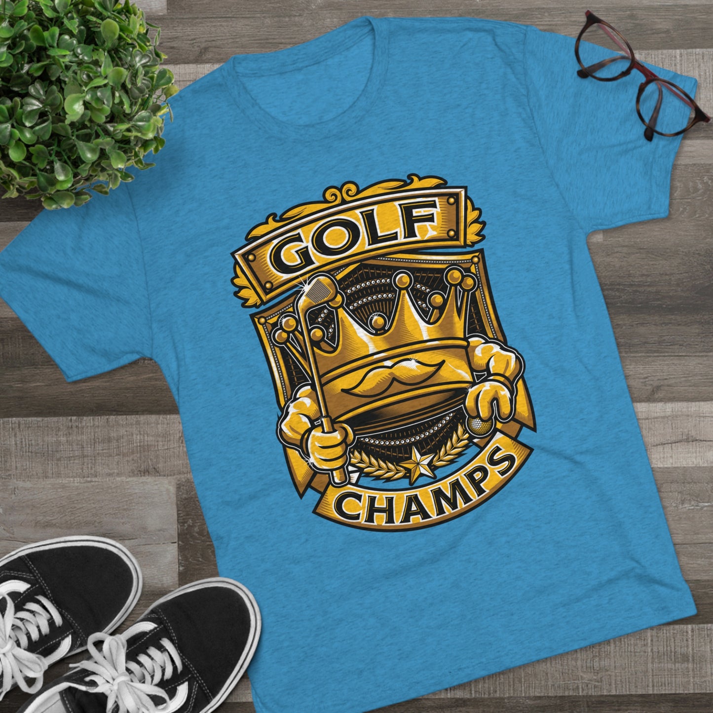 GOLF CHAMPS  - PREMIUM SOFT - Unisex Tri-Blend Crew Tee (Next Level 6010)