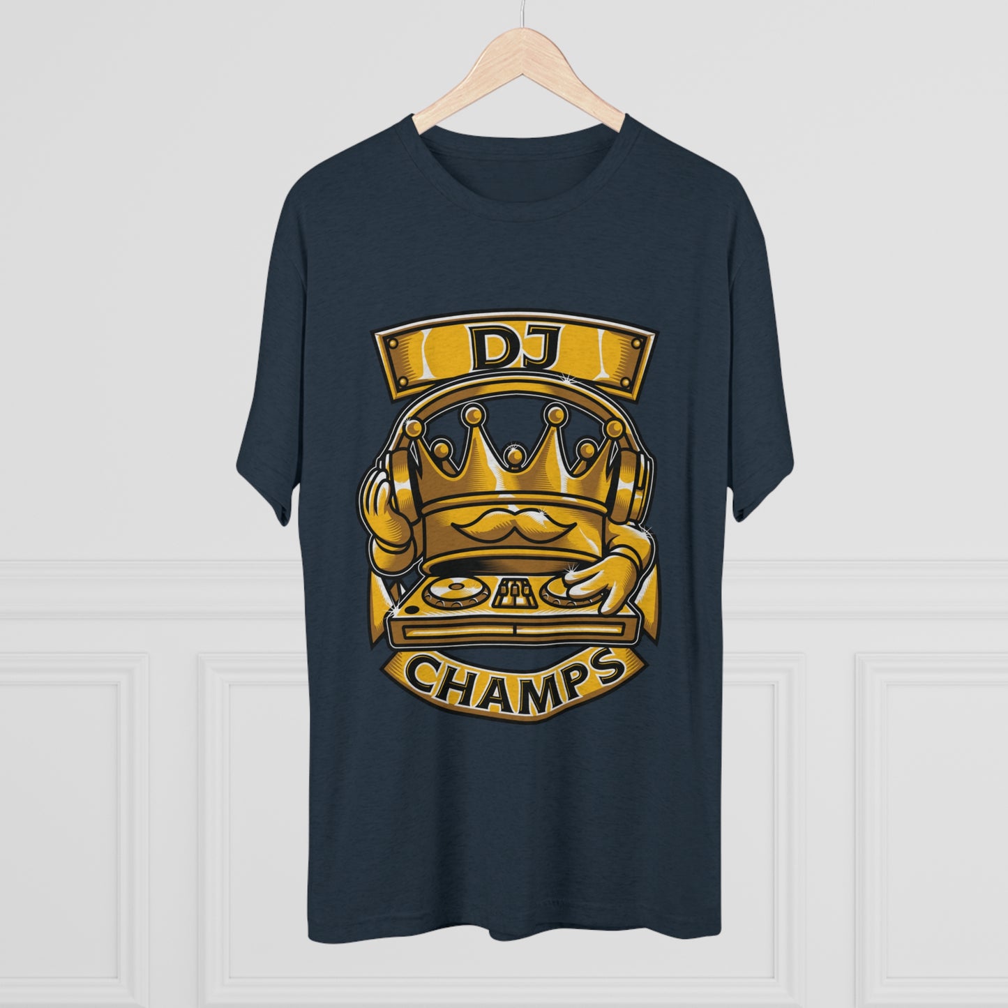 DJ CHAMPS  - PREMIUM SOFT - Unisex Tri-Blend Crew Tee (Next Level 6010)