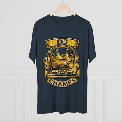DJ CHAMPS  - PREMIUM SOFT - Unisex Tri-Blend Crew Tee (Next Level 6010)