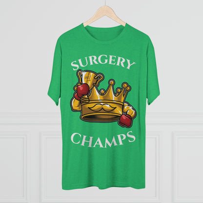 SURGERY CHAMPS (Alternate Logo) - PREMIUM SOFT - Unisex Tri-Blend Crew Tee (Next Level 6010)