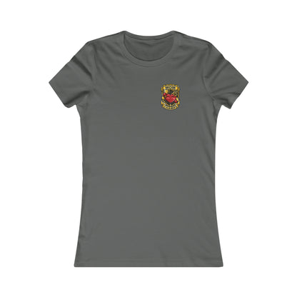 Mom Champs! (Small Front Logo) - Women's Favorite Tee (Bella+Canvas)