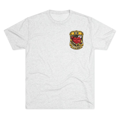 ER CHAMPS (Small Logo) - PREMIUM SOFT - Unisex Tri-Blend Crew Tee (Next Level 6010)