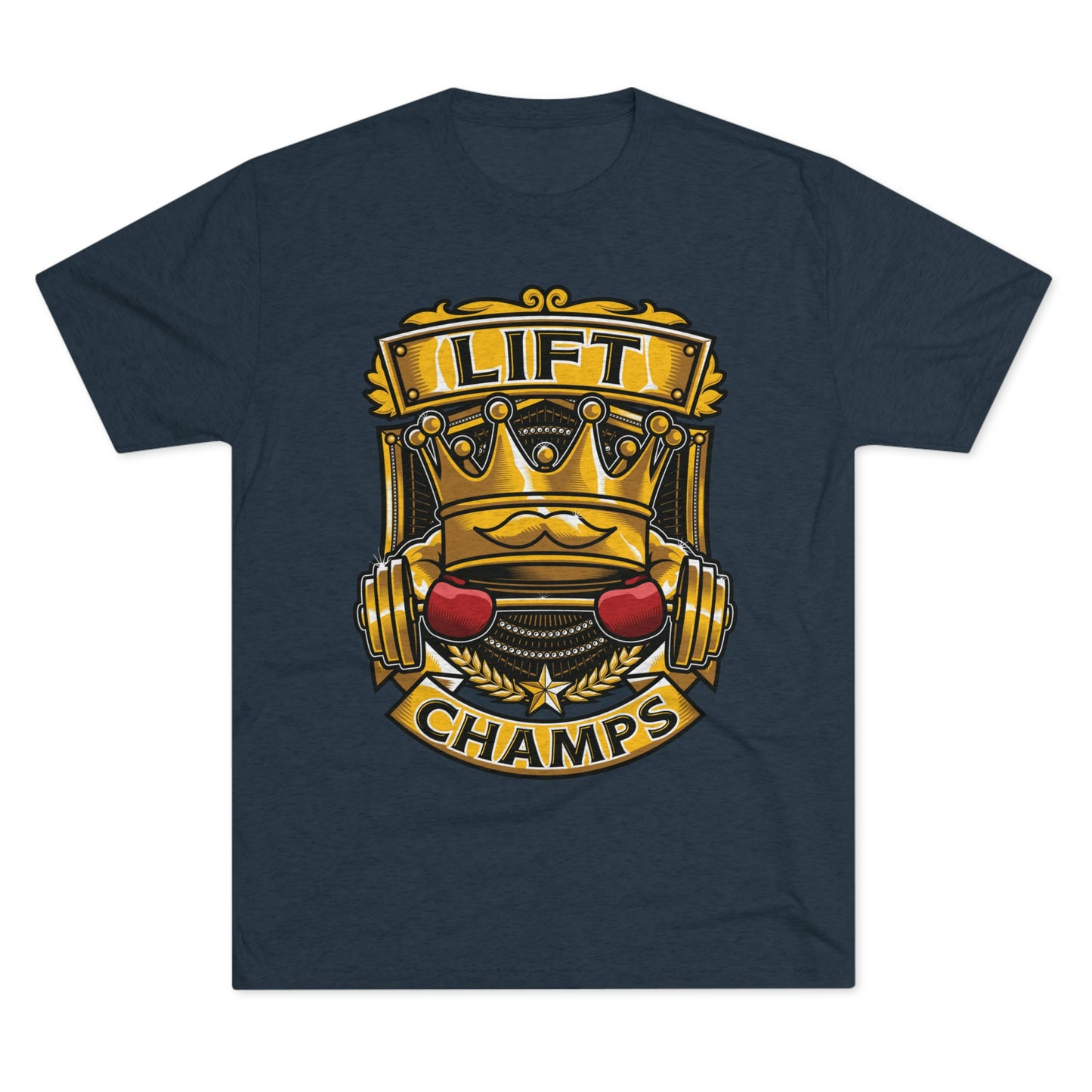 LIFT CHAMPS - PREMIUM SOFT - Unisex Tri-Blend Crew Tee (Next Level 6010)