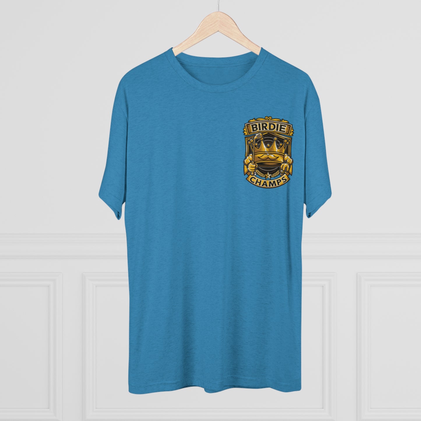 BIRDIE CHAMPS (Small Logo) - PREMIUM SOFT - Unisex Tri-Blend Crew Tee (Next Level 6010)