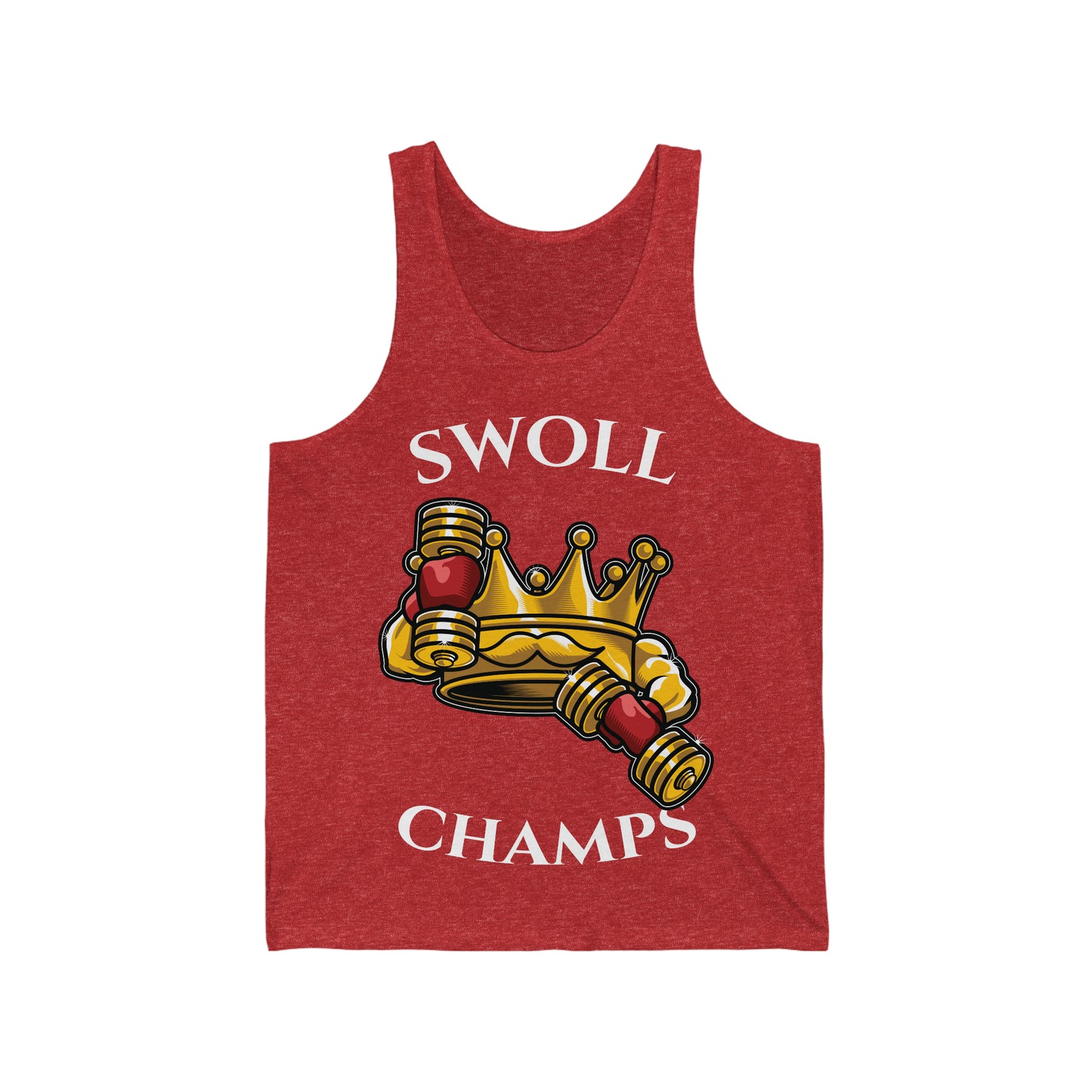 SWOLL CHAMPS - PREMIUM SOFT - Unisex Jersey Tank (Bella+Canvas 3480)