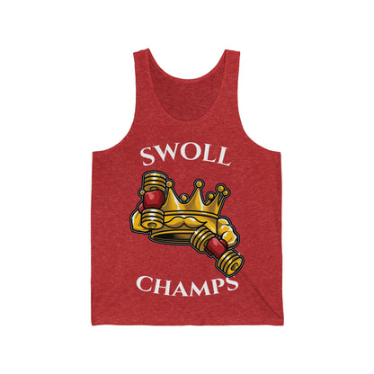 SWOLL CHAMPS - PREMIUM SOFT - Unisex Jersey Tank (Bella+Canvas 3480)