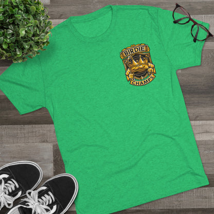 BIRDIE CHAMPS (Small Logo) - PREMIUM SOFT - Unisex Tri-Blend Crew Tee (Next Level 6010)
