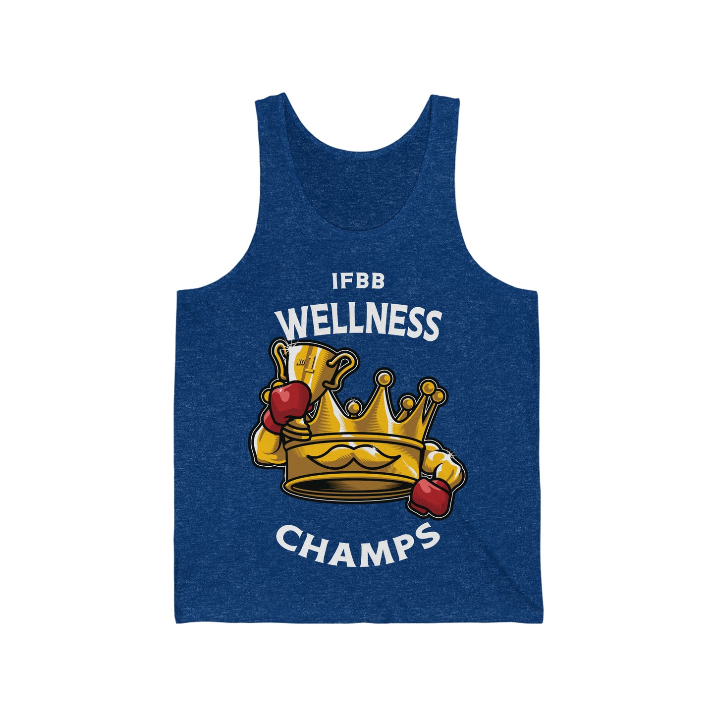 IFBB WELNESS CHAMPS (v2) - PREMIUM SOFT - Unisex Jersey Tank (Bella+Canvas 3480)