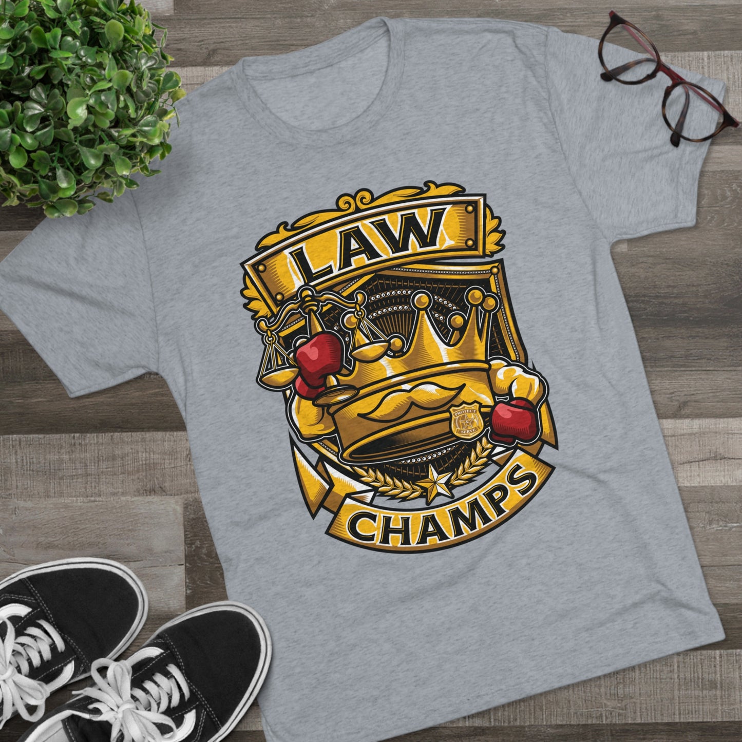 LAW CHAMPS  - PREMIUM SOFT - Unisex Tri-Blend Crew Tee (Next Level 6010)