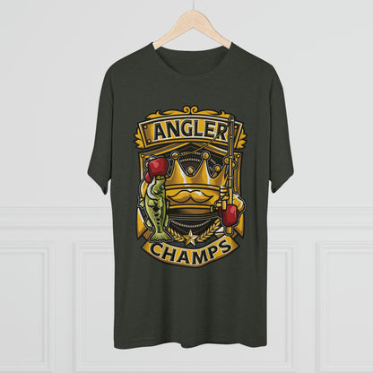 ANGLER CHAMPS - PREMIUM SOFT - Unisex Tri-Blend Crew Tee (Next Level 6010)