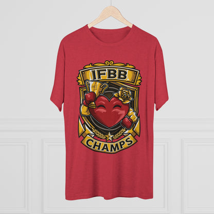 IFBB CHAMPS  - PREMIUM SOFT - Unisex Tri-Blend Crew Tee (Next Level 6010)
