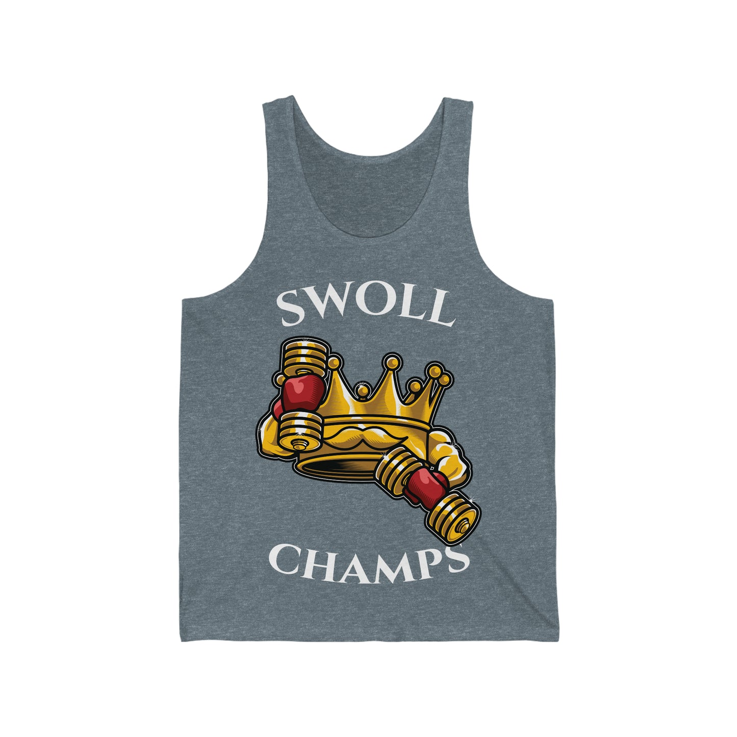 SWOLL CHAMPS - PREMIUM SOFT - Unisex Jersey Tank (Bella+Canvas 3480)