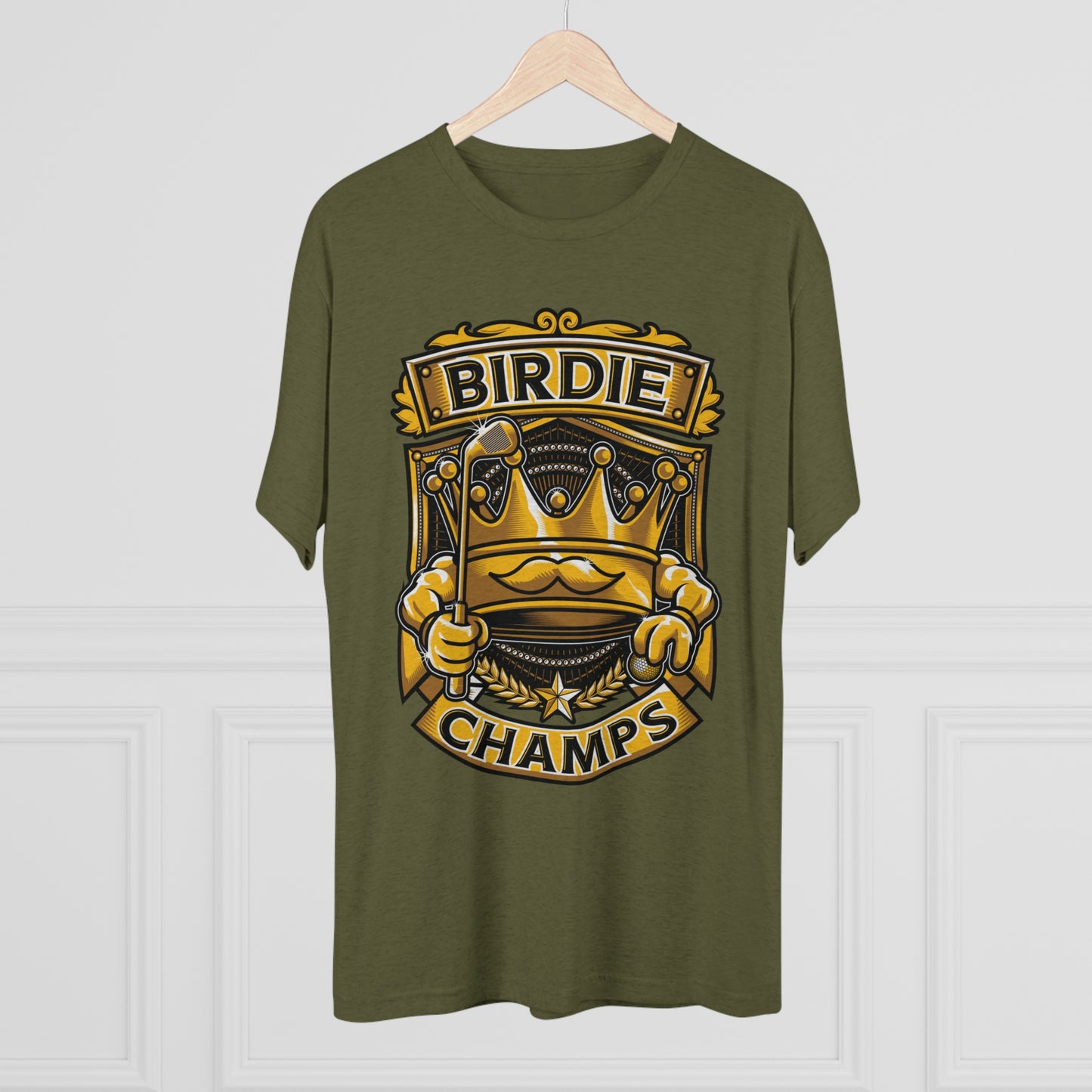 BIRDIE CHAMPS  - PREMIUM SOFT - Unisex Tri-Blend Crew Tee (Next Level 6010)