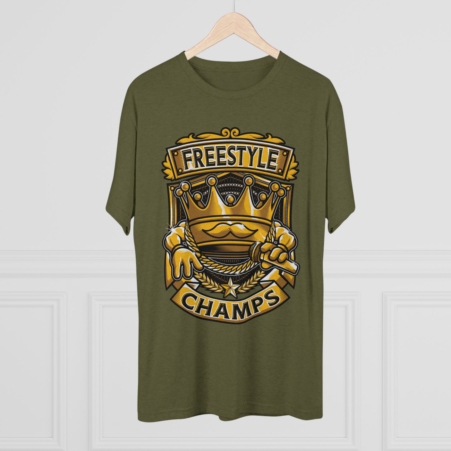 FREESTYLE CHAMPS  - PREMIUM SOFT - Unisex Tri-Blend Crew Tee (Next Level 6010)