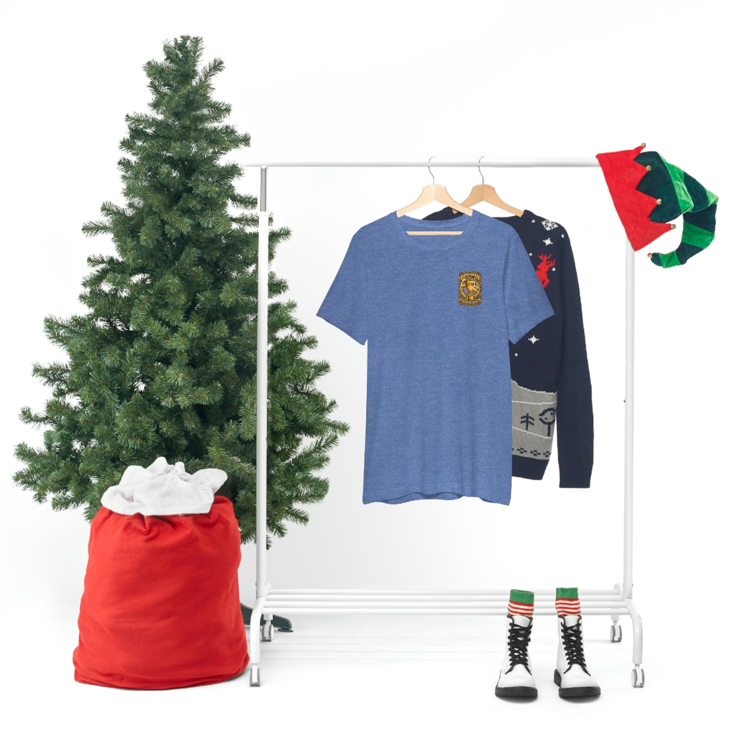 Mom Champs (Gold -Front & Back)! Unisex Jersey Short Sleeve Tee (Bella+Canvas)
