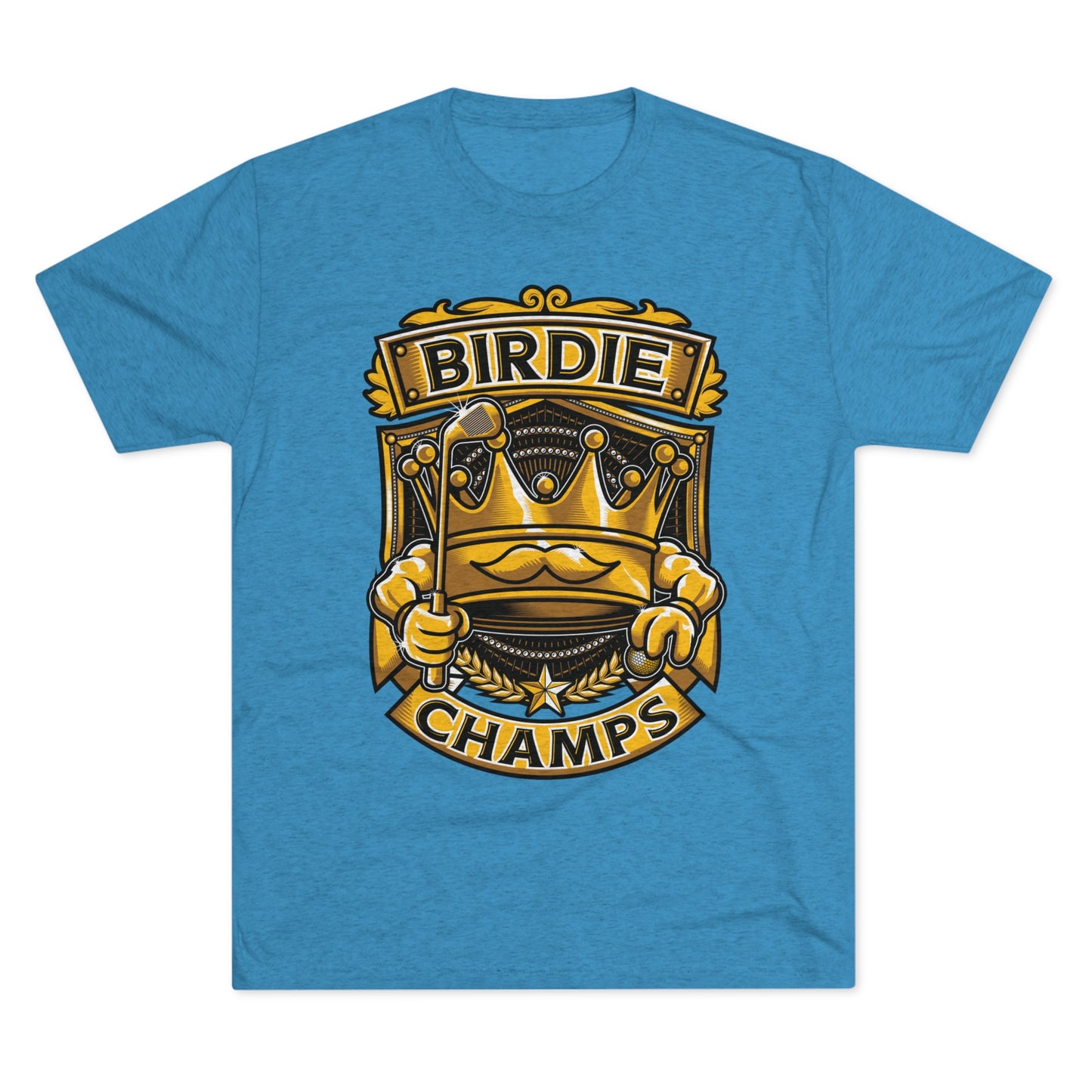 BIRDIE CHAMPS  - PREMIUM SOFT - Unisex Tri-Blend Crew Tee (Next Level 6010)