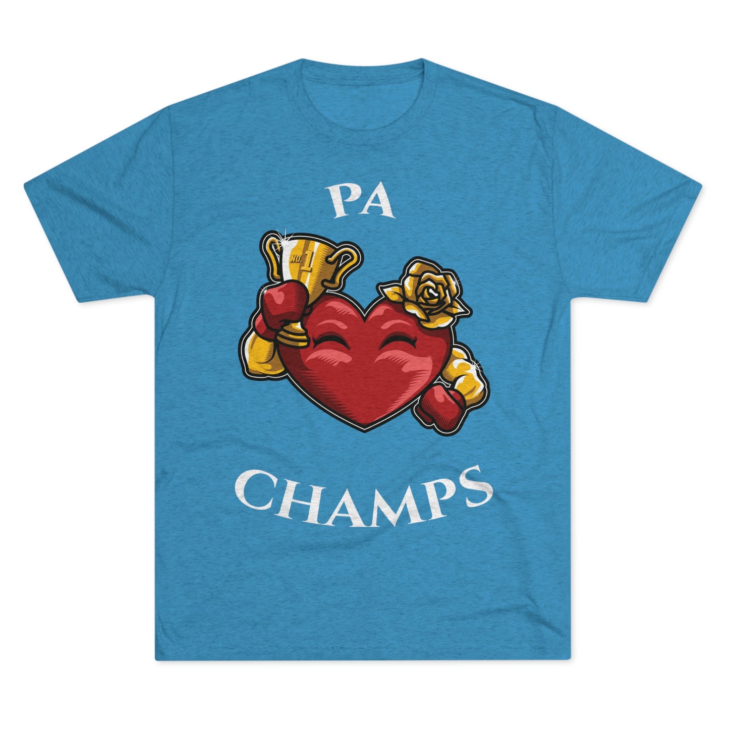 PA CHAMPS (Alternate Logo) - PREMIUM SOFT - Unisex Tri-Blend Crew Tee (Next Level 6010)