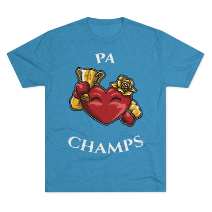 PA CHAMPS (Alternate Logo) - PREMIUM SOFT - Unisex Tri-Blend Crew Tee (Next Level 6010)