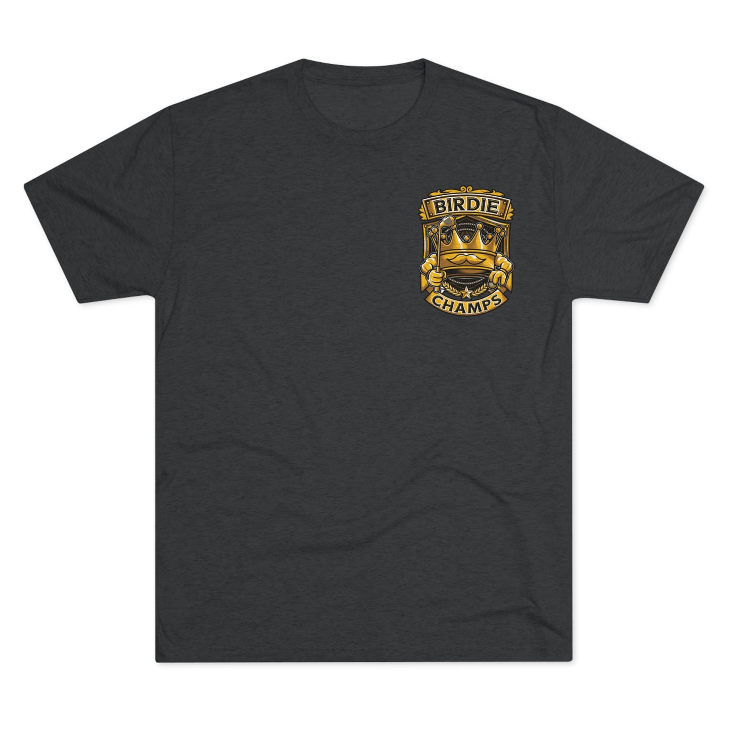 BIRDIE CHAMPS (Small Logo) - PREMIUM SOFT - Unisex Tri-Blend Crew Tee (Next Level 6010)