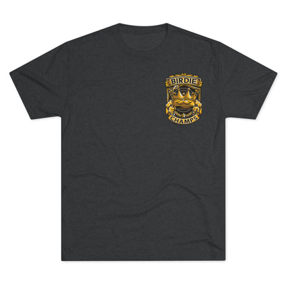 BIRDIE CHAMPS (Small Logo) - PREMIUM SOFT - Unisex Tri-Blend Crew Tee (Next Level 6010)