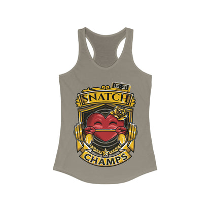 SNATCH CHAMPS  - Women's Ideal Racerback Tank