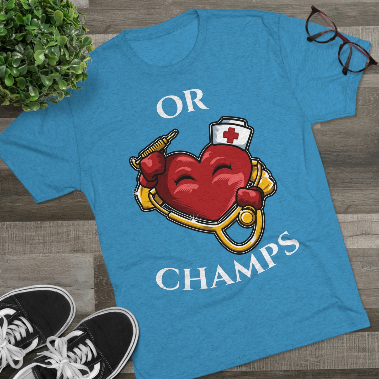 OR CHAMPS - PREMIUM SOFT - Unisex Tri-Blend Crew Tee (Next Level 6010)