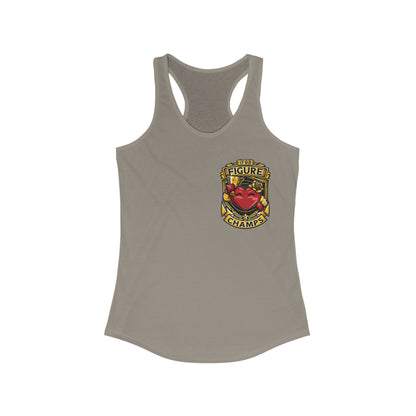 IFBB FIGURE CHAMPS (Small Logo) - Women's Ideal Racerback Tank