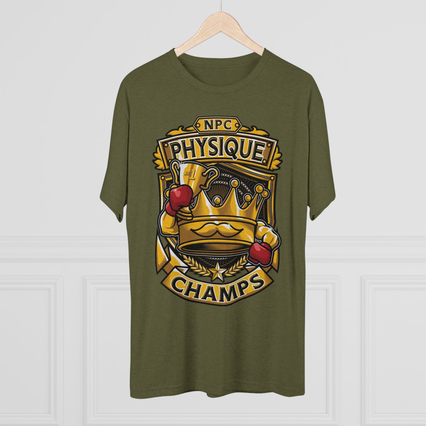 NPC PHYSIQUE CHAMPS  - PREMIUM SOFT - Unisex Tri-Blend Crew Tee (Next Level 6010)