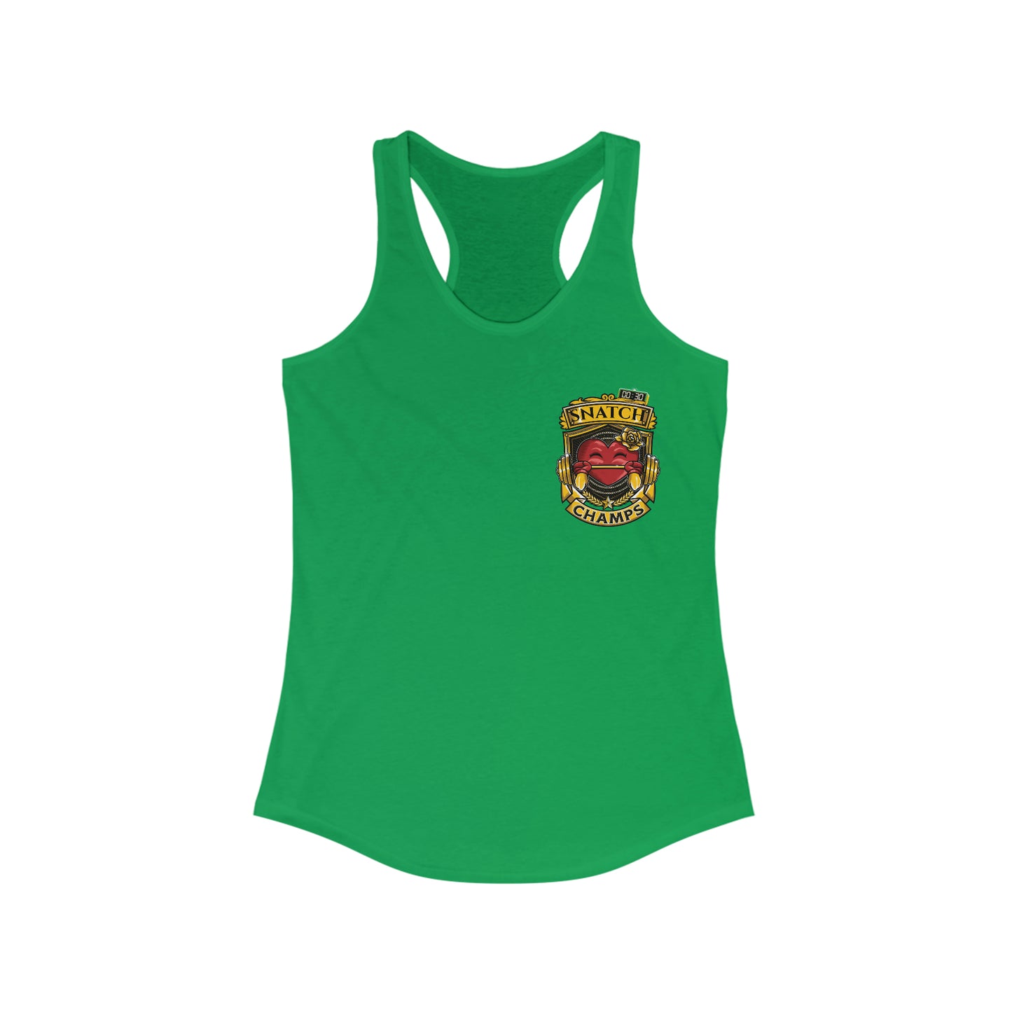 SNATCH CHAMPS (Small Logo) - Women's Ideal Racerback Tank
