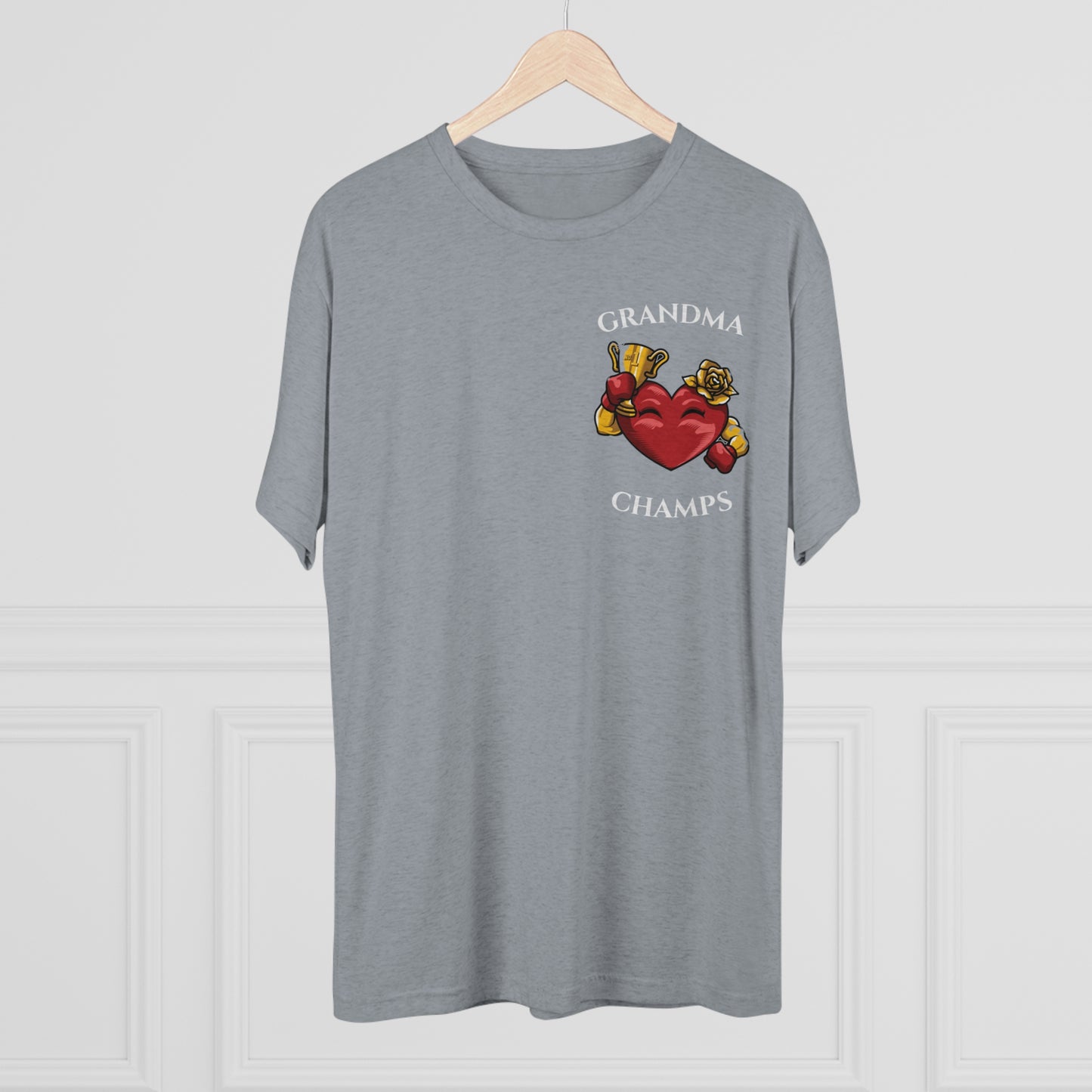 GRANDMA CHAMPS  - PREMIUM SOFT - Unisex Tri-Blend Crew Tee (Next Level 6010)