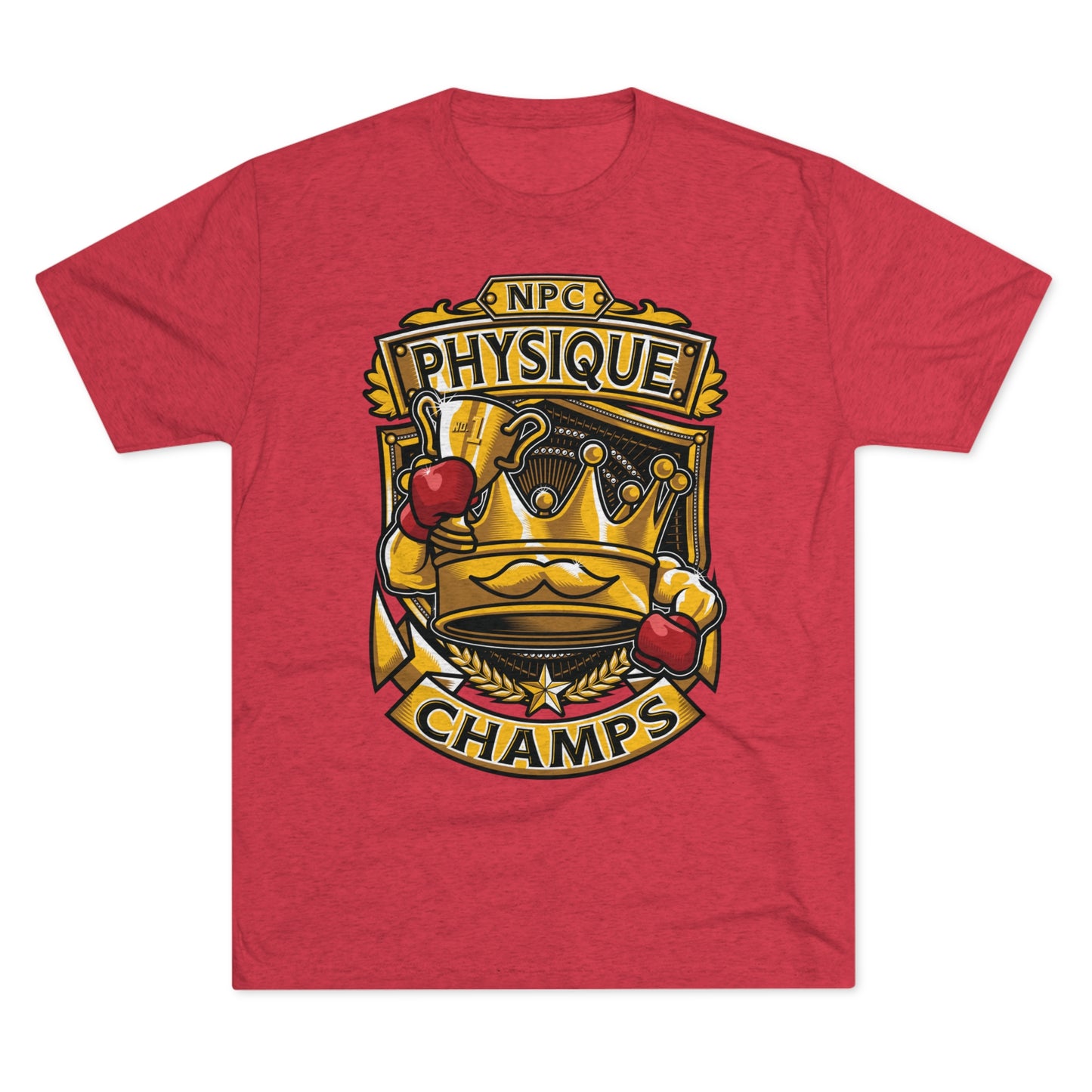NPC PHYSIQUE CHAMPS  - PREMIUM SOFT - Unisex Tri-Blend Crew Tee (Next Level 6010)