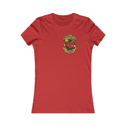 NPC PHYSIQUE CHAMPS! (Small Front Logo) - Women's Favorite Tee (Bella+Canvas)