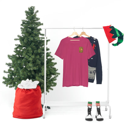 Mom Champs (Gold -Front & Back)! Unisex Jersey Short Sleeve Tee (Bella+Canvas)