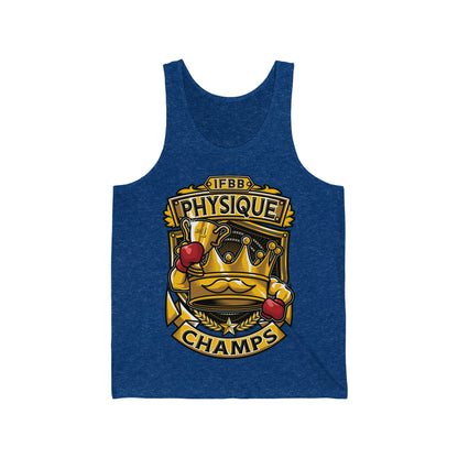 IFBB PHYSIQUE CHAMPS - PREMIUM SOFT - Unisex Jersey Tank (Bella+Canvas 3480)