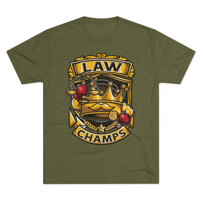 LAW CHAMPS  - PREMIUM SOFT - Unisex Tri-Blend Crew Tee (Next Level 6010)