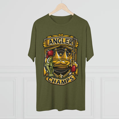 ANGLER CHAMPS - PREMIUM SOFT - Unisex Tri-Blend Crew Tee (Next Level 6010)