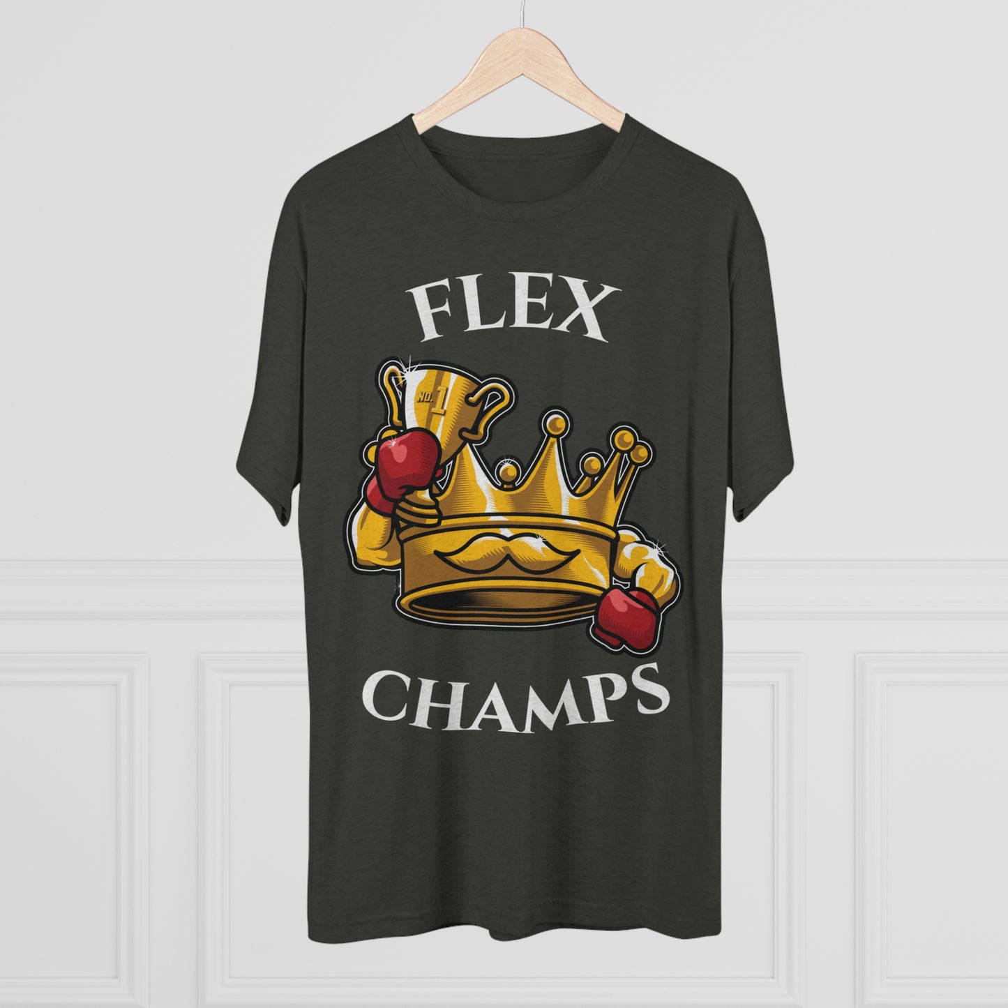 FLEX CHAMPS - PREMIUM SOFT - Unisex Tri-Blend Crew Tee (Next Level 6010)