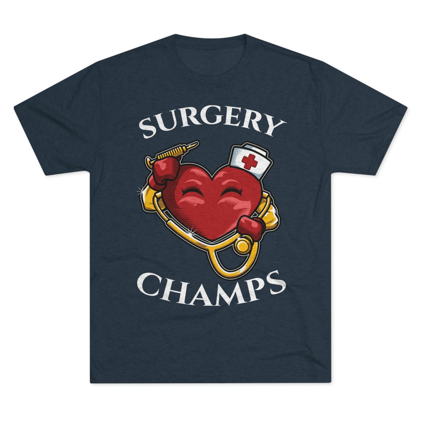 SURGERY CHAMPS - PREMIUM SOFT - Unisex Tri-Blend Crew Tee (Next Level 6010)