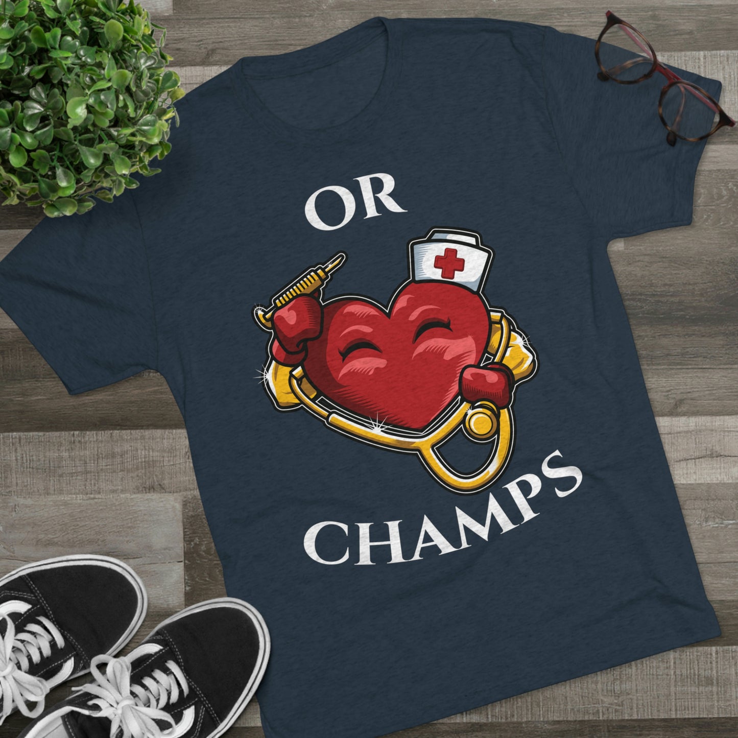 OR CHAMPS - PREMIUM SOFT - Unisex Tri-Blend Crew Tee (Next Level 6010)