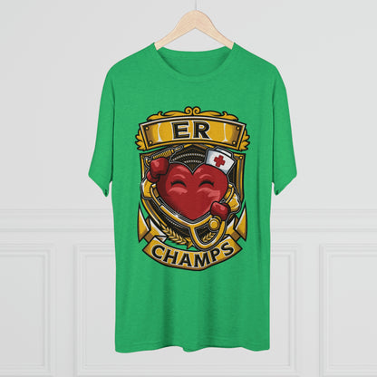 ER CHAMPS - PREMIUM SOFT - Unisex Tri-Blend Crew Tee (Next Level 6010)