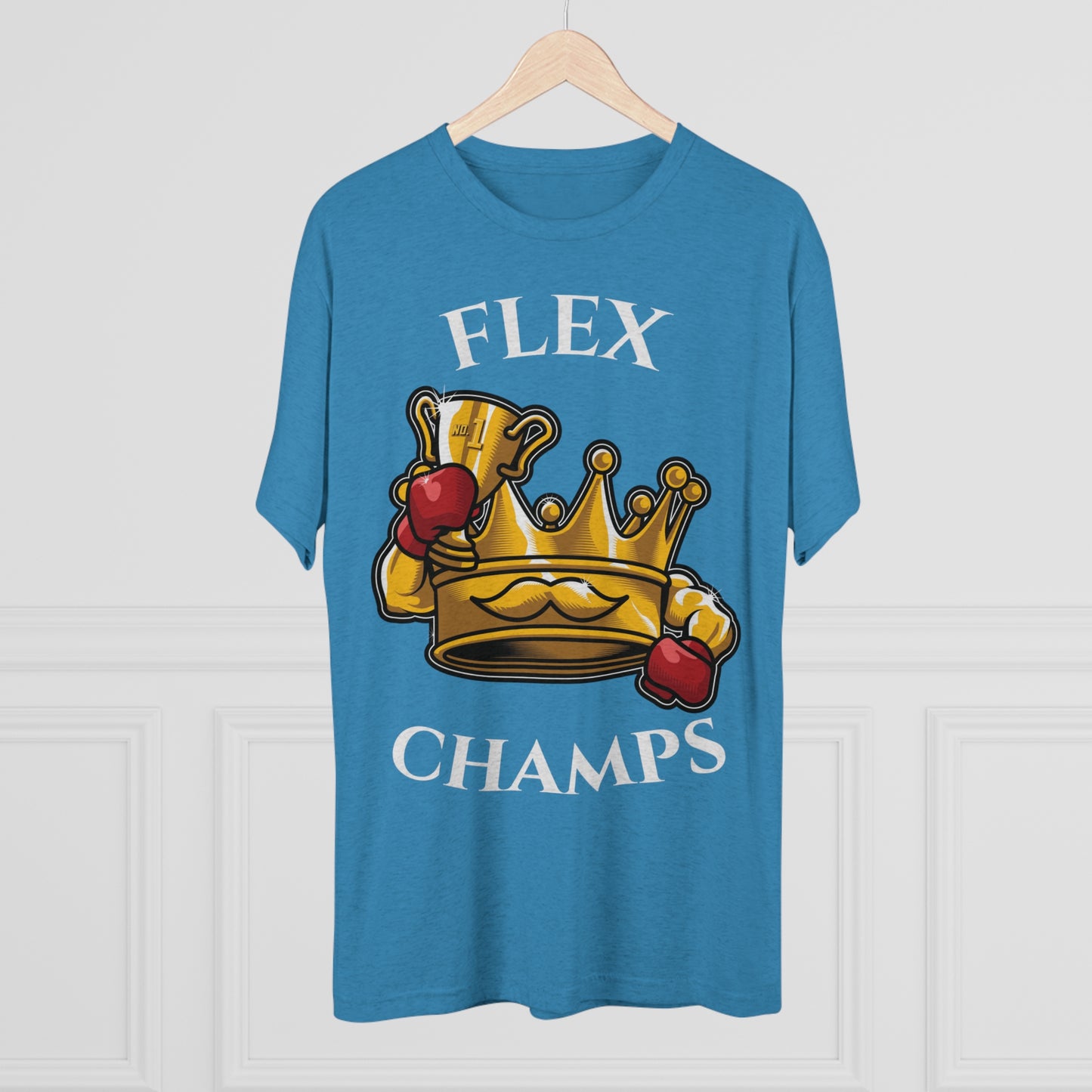 FLEX CHAMPS - PREMIUM SOFT - Unisex Tri-Blend Crew Tee (Next Level 6010)